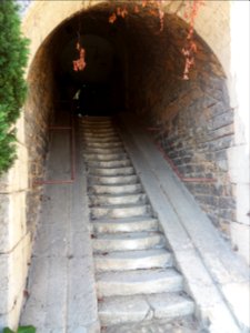Fort de Vaise - Cour - Escalier