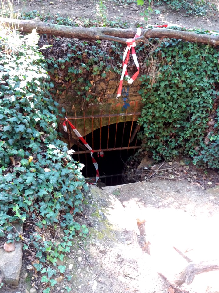 Fort de Loyasse - Bâtiment nord - Entrée escalier