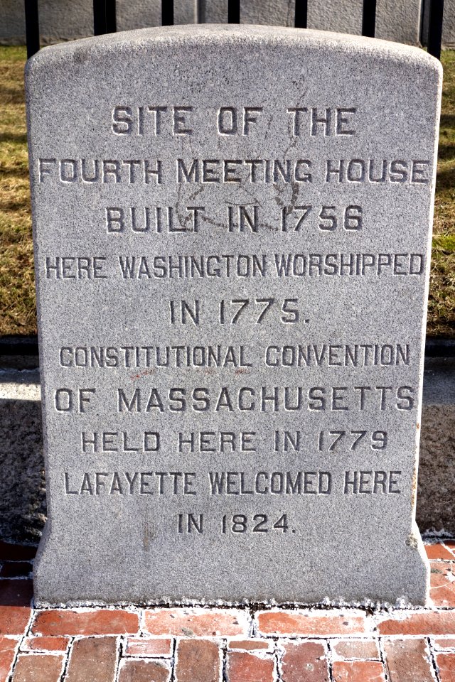 Fourth Meeting House marker, Cambridge, MA - DSC09305