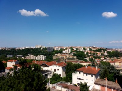 Fort de Loyasse - Bâtiment nord - Vue sur Lyon 9e et 1er