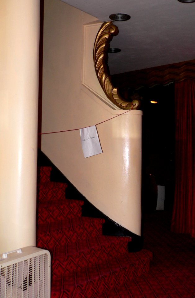 Fox Theatre (McCook, Nebraska) interior stair 1