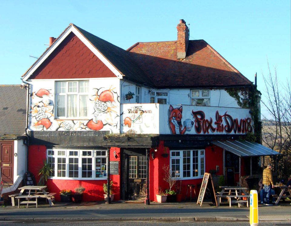Fox on the Downs pub, 291 Elm Grove, Brighton (February 2020) (2)