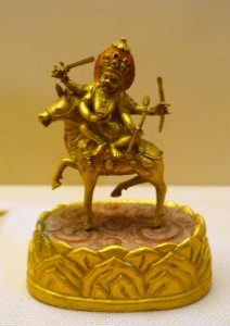 Four-armed Palden Lhamo, Tibet, 1644-1911 AD, gilt copper - Sichuan Provincial Museum - Chengdu, China - DSC04415