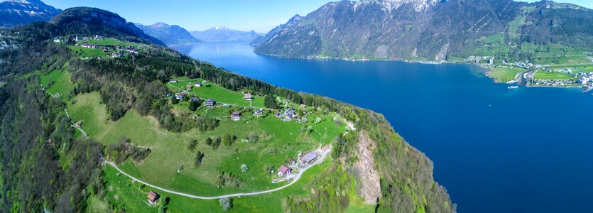 Lucerne mountains panorama