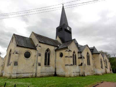 Fourdrain (Aisne) église de la Nativité-de-la -Sainte-Vierge (02)