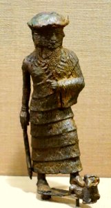 Four-faced god, Ishchali, Isin-Larsa to Old Babylonia periods, 2000-1600 BC, bronze - Oriental Institute Museum, University of Chicago - (detail)