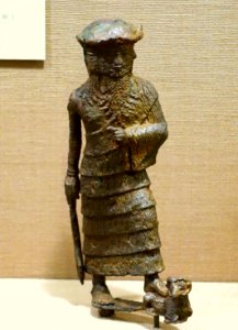 Four-faced god, Ishchali, Isin-Larsa to Old Babylonia periods, 2000-1600 BC, bronze - Oriental Institute Museum, University of Chicago - DSC07383