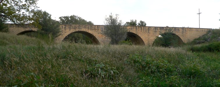 Fort Fletcher bridge from W 1