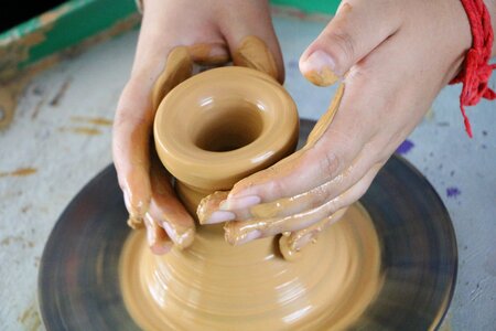 Clay sculpture manual manufacture