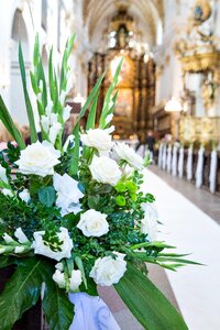 Decoration church wedding bouquets