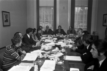 Fractieleiders Tweede Kamer vergaderen, ARP-fractie vergadert, Bestanddeelnr 926-0955