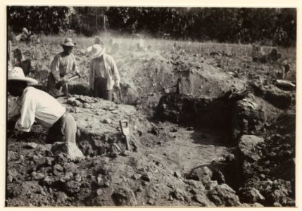 Från utgrävningarna vid Xolalpan - SMVK - 0307.a.0149