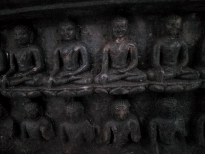 Fragment of buddha images photo