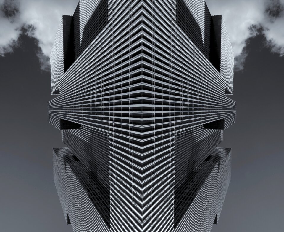 Architecture downtown building