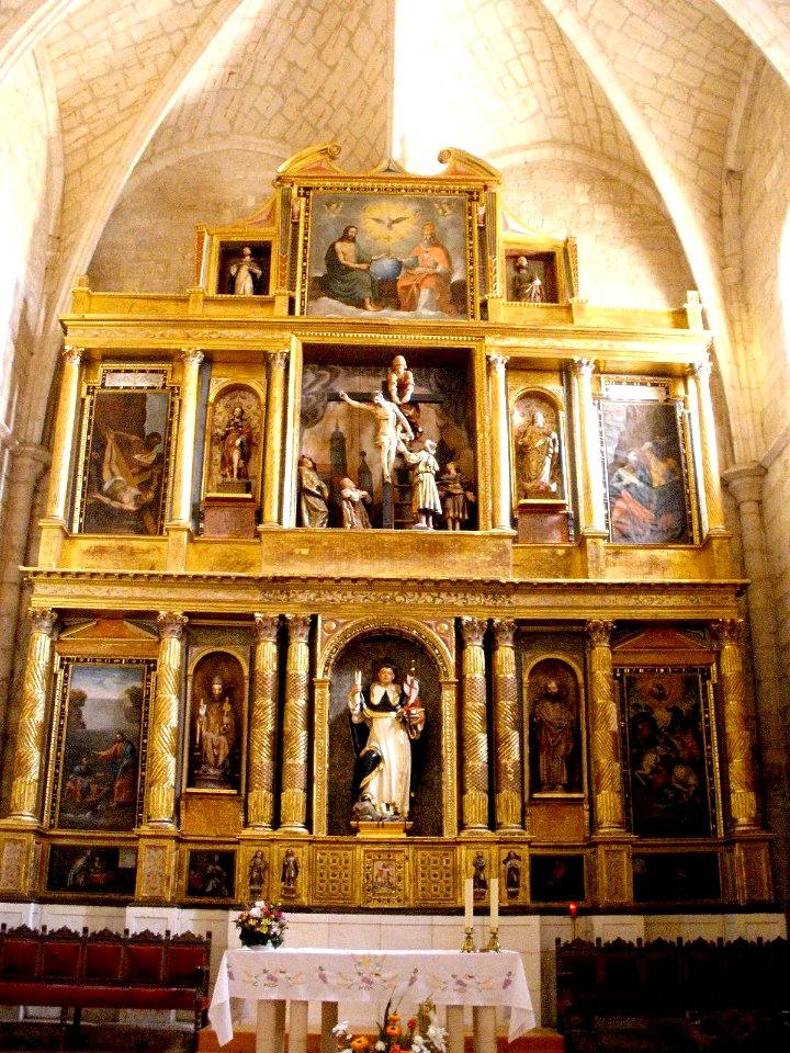 Frómista - Iglesia de San Pedro, retablo mayor 1