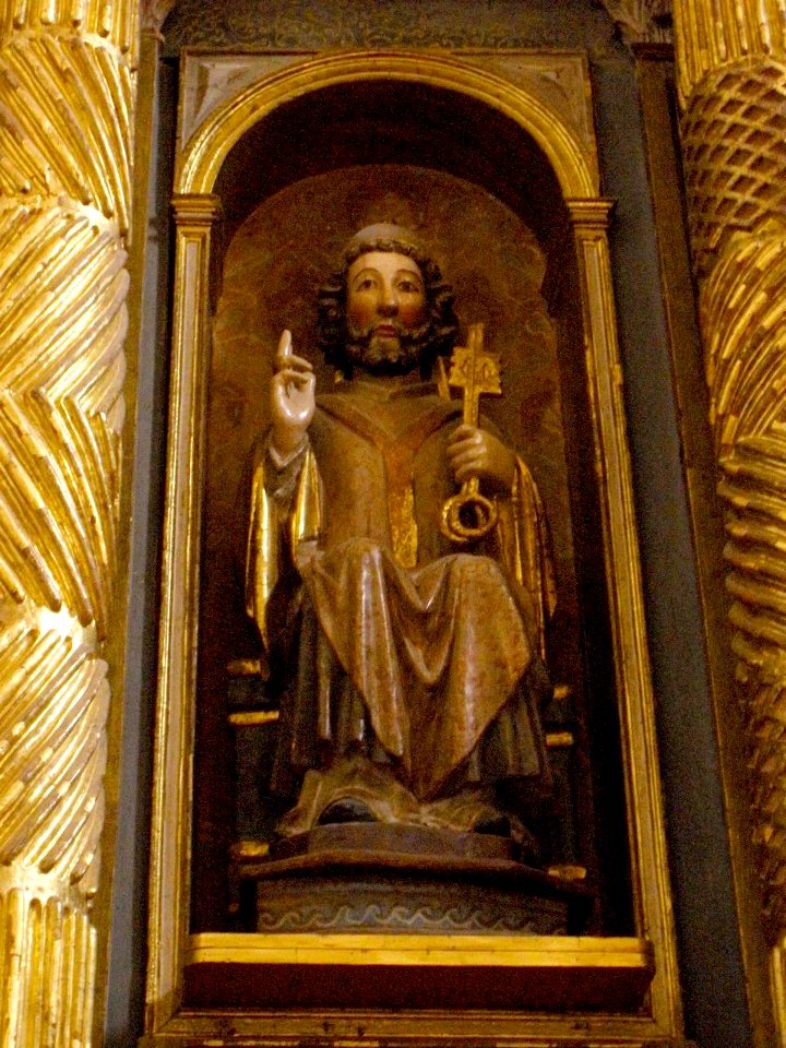 Frómista - Iglesia de San Pedro, retablo mayor 2