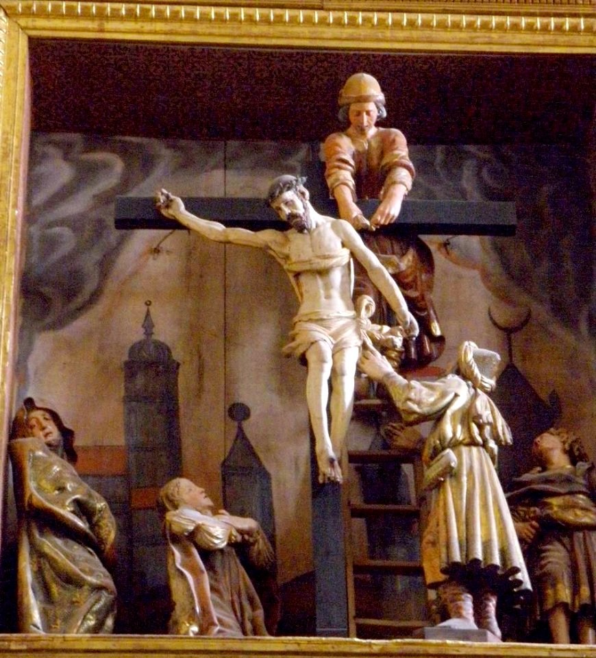 Frómista - Iglesia de San Pedro, retablo mayor 5
