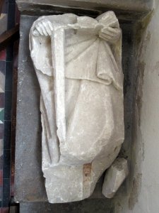 Fragment of statue, Stonham Aspal