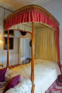 Four-poster bed - Kingston Lacy - Dorset, England - DSC03606
