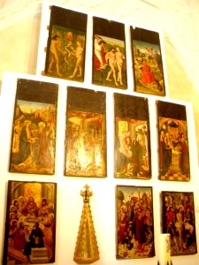 Frómista - Iglesia de San Pedro, Retablo de la Iglesia de Santa María del Castillo (s-XV) 1