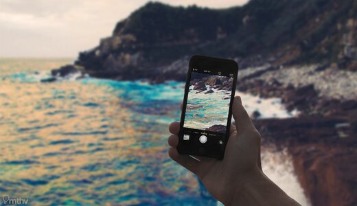 Sea waves iphone nature