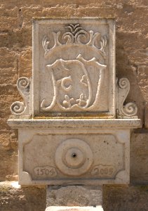 Fountain F Y, Iglesia mayor, Alhama de Granada, Andalusia, Spain photo