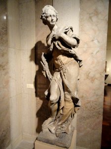 Four Seasons, Summer, by Francesco Marinali, before 1713, Italy, Istrian limestone - Museum of Fine Arts, Springfield, MA - DSC04137