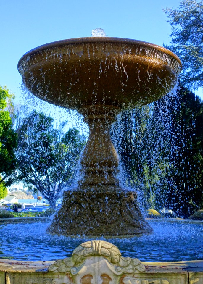 Fountain detail - Viña del Mar Park - Sausalito, CA - DSC03213
