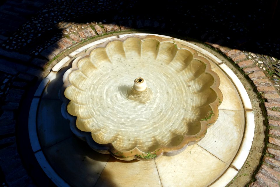 Fountains in Jardines Bajos (Generalife) - Alhambra, Granada, Spain - DSC07711