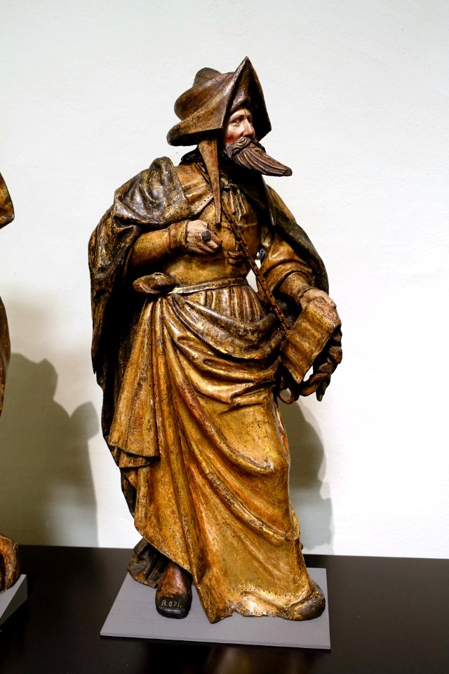 Four Patriarchs from a depiction of the Tree of Jesse, 2 of 4, Antwerp, c. 1520, oak, polychrome - Museum Schnütgen - Cologne, Germany - DSC00042