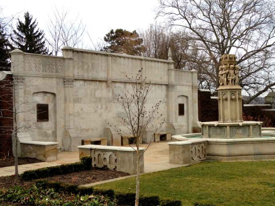 Fountain by Edmond Amateis - Mellon Park, Pittsburgh, PA - DSC05012-001
