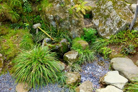 Fountain - Hakuun-do Chaen Tearooms - Gora Park - Hakone, Kanagawa, Japan DSC08486