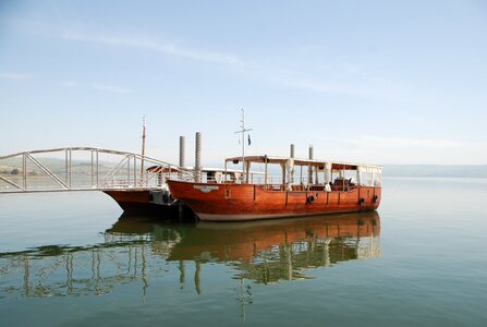 Boat israel lake