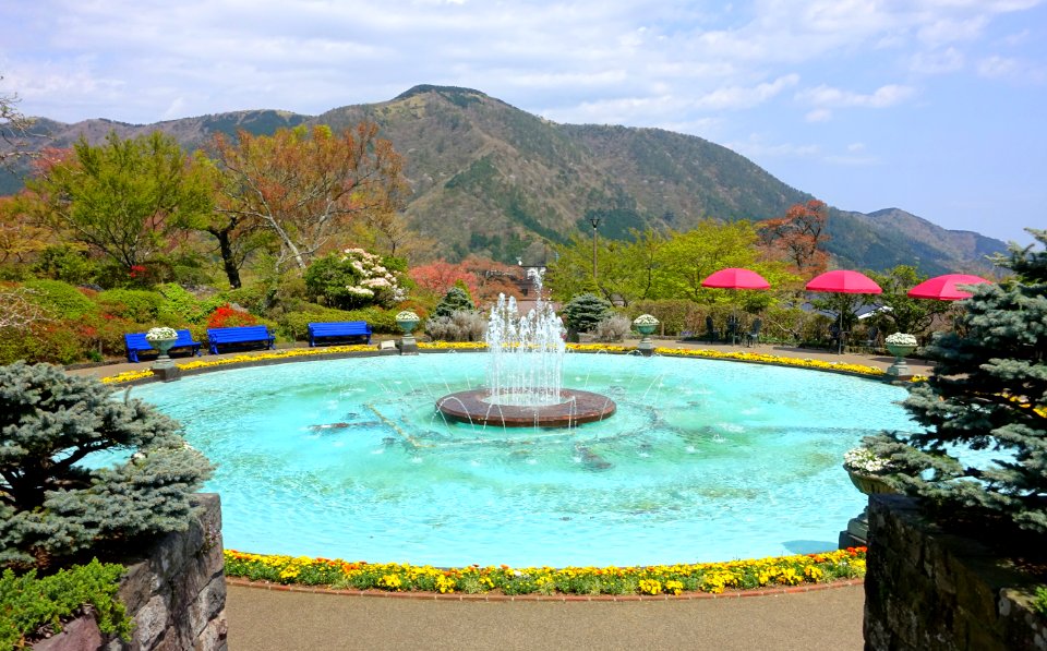 Fountain - Gora Park - Hakone, Kanagawa, Japan - DSC08441