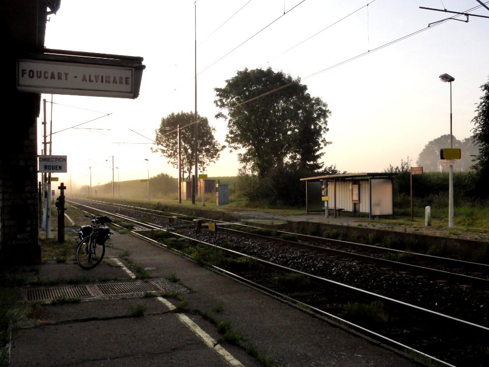 Foucart (Seine-Mar.) gare de Foucart-Alvimare (04)