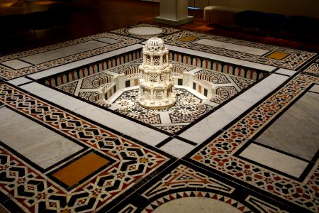 Fountain, Egypt, 16th century AD and later, marble, sandstone - Aga Khan Museum - Toronto, Canada - DSC06388