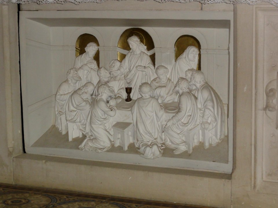 Foulzy (Girondelle, Ardennes) autel, la Cène