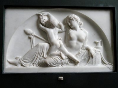 Four Demilunes - Bacchante and a Satyr - Thorvaldsens Museum - DSC08702