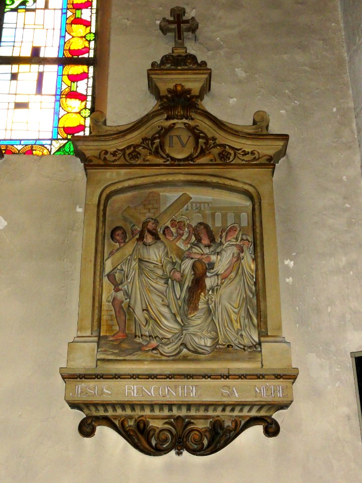 Foug (Meurthe-et-Moselle) Église Saint-Etienne chemin de croix station 04