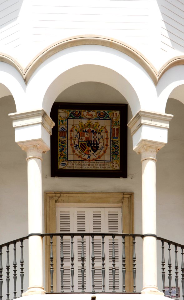 Foundation plaque Real Maestranza Seville Spain