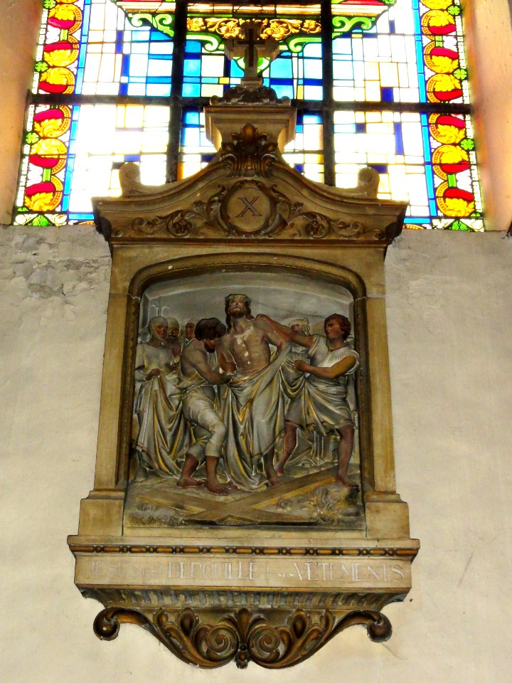 Foug (Meurthe-et-Moselle) Église Saint-Etienne chemin de croix station 10