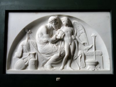Four Demilunes - Cupid by Anacreon, The Winter - Thorvaldsens Museum - DSC08705