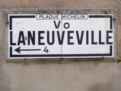 Foug (Meurthe-et-M.) Michelin road sign