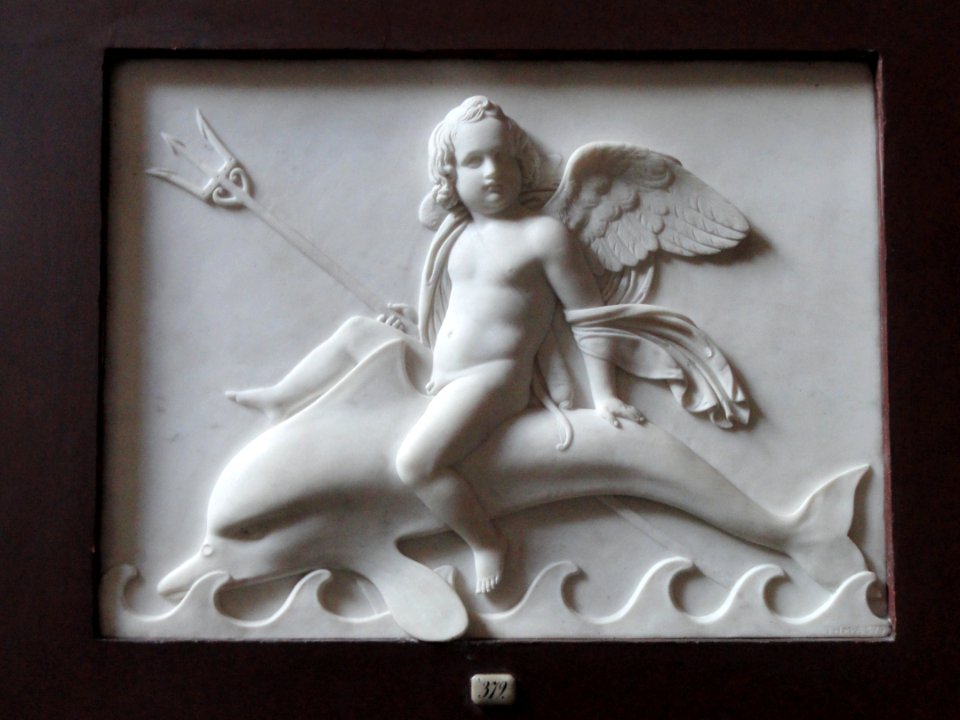 Four Cupids - Cupid at Sea - Thorvaldsens Museum - DSC08605