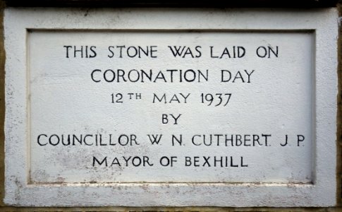 Foundation Stone, Bexhill Amateur Athletic Sports Centre, Little Common Road, Bexhill