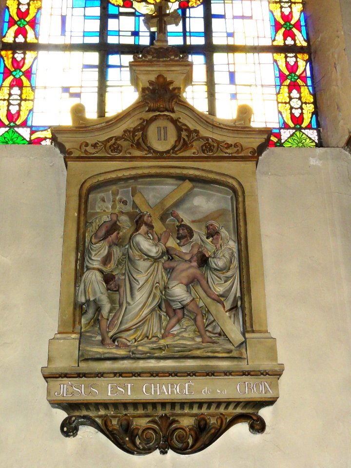 Foug (Meurthe-et-Moselle) Église Saint-Etienne chemin de croix station 02