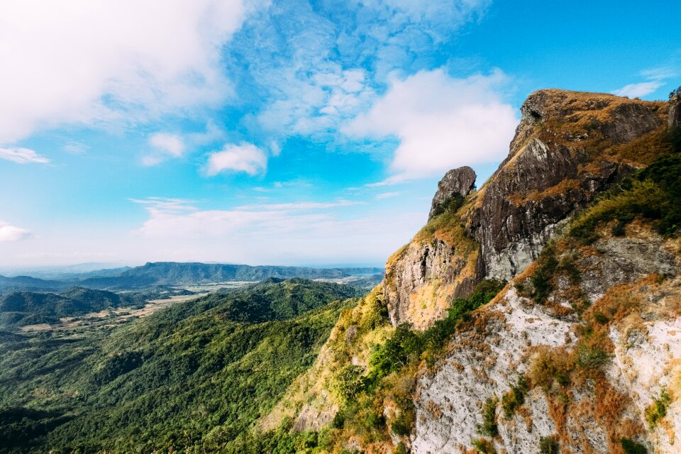 Mountain natural rocks