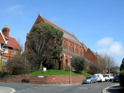Former All Souls Church, Athelstan Road, Clive Vale, Hastings (NHLE Code 1293681) (April 2010) (2)