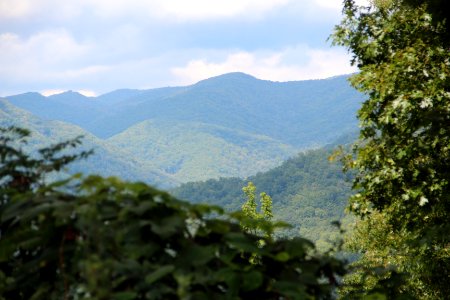 Fork Ridge from Cherohala Skyway, September 2019