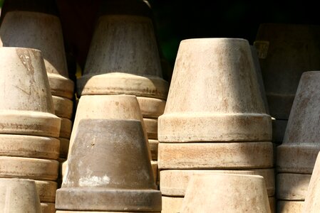 Vintage old stacked
